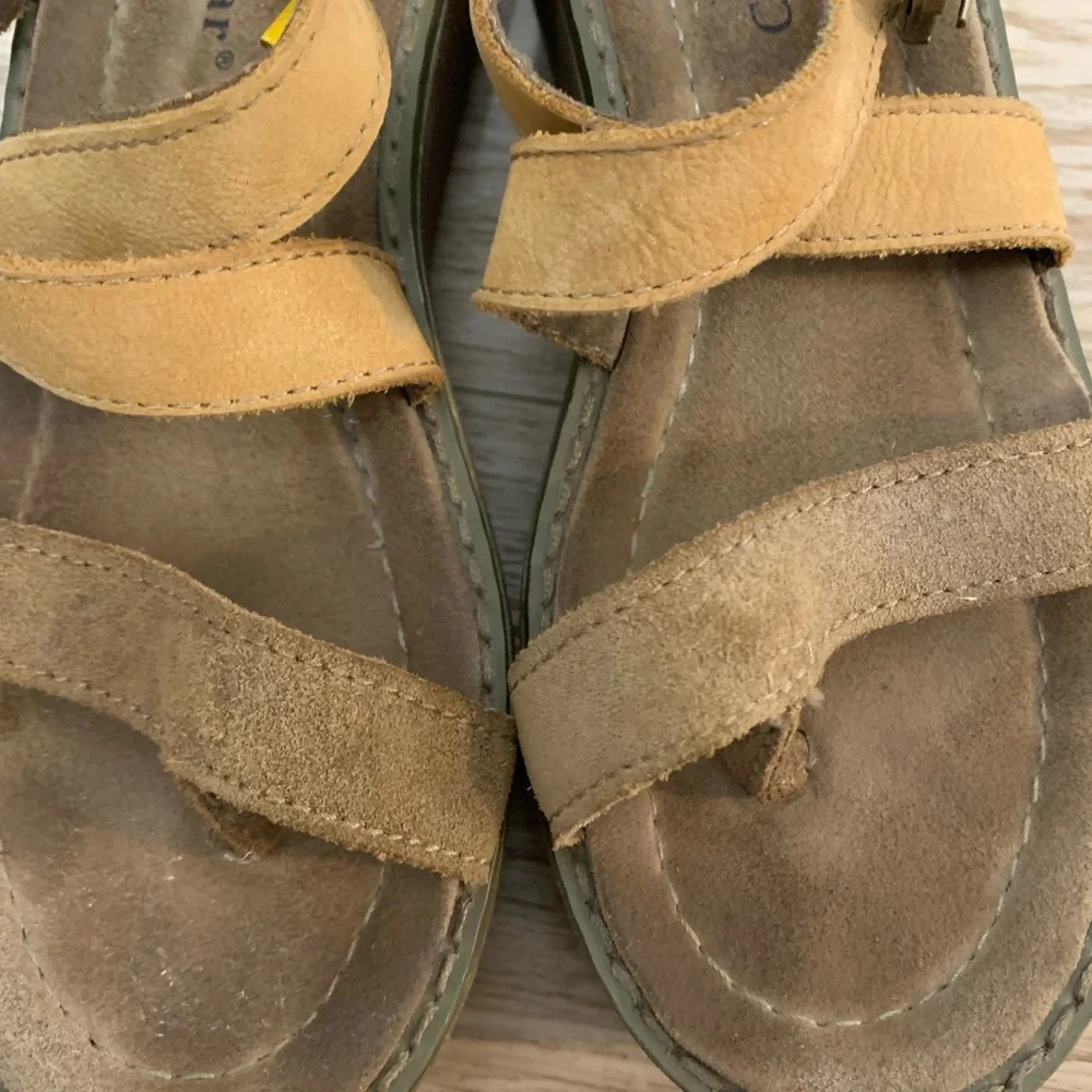 Y2k CAT Caterpillar Chunky Platform Sandals 8